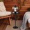 Small Spaces Pedestal Side Table for Sofa Couch Chair Patio